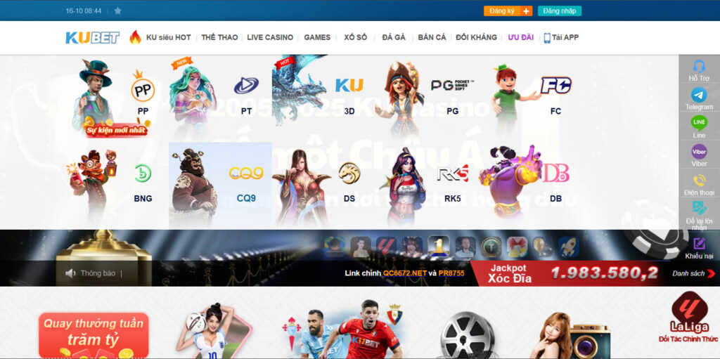 Sảnh cược CQ9 Kubet