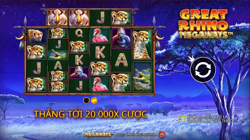 Giới thiệu game Tê Giác Vĩ Đại tại Kubet và cách vào bàn chơi